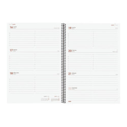 AGENDA YEAR E40 SVH 2026 NEGRO+ FINOCAM26 741466026 217 X 14 X 297 MM