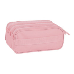 PORTATODO TRIPLE BIG SAFTA BASIC "ROSA" SAFTA26 842337710 10X21,5 UNIDAD