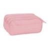 PORTATODO TRIPLE BIG SAFTA BASIC "ROSA" SAFTA26 842337710 10X21,5 UNIDAD