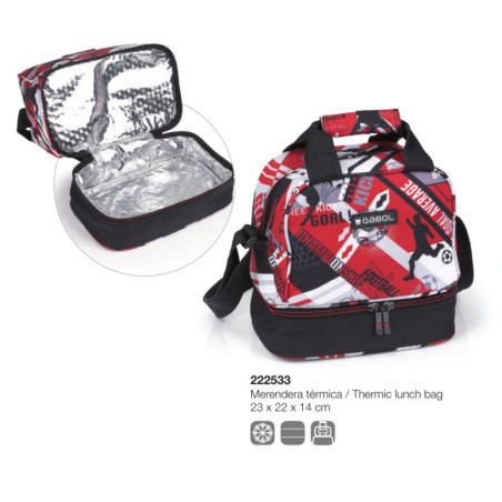 PORTA MERIENDA GABOL18 SCHOOL TERMICA GAME 222533