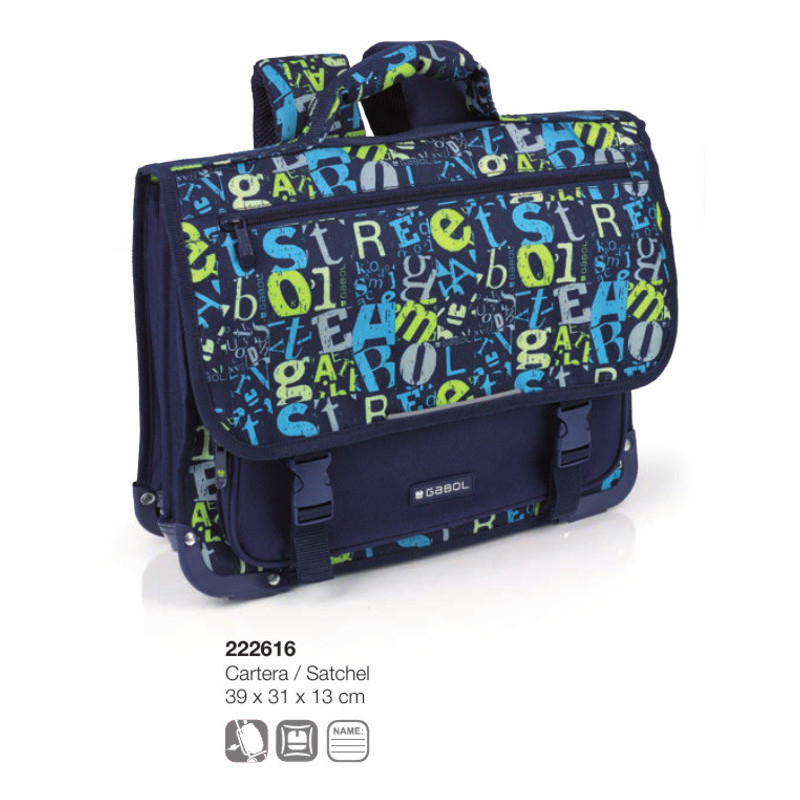 MOCHILA GABOL18 SCHOOL MARKER FRANCESA 39CM 222616