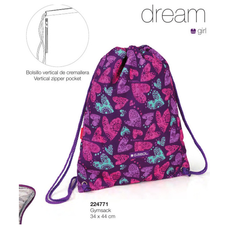 BOLSA ZAPATOS GABOL19 SCHOOL GIRL DREAM 224771