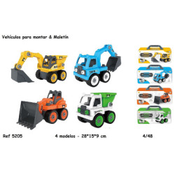 VEHICULOS CONSTRUCCION CON MALETIN 5205 SORT21
