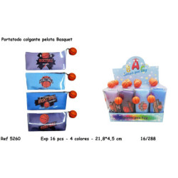 PORTATODO CON PELOTA BASQUET  (16) 5260 SORT21