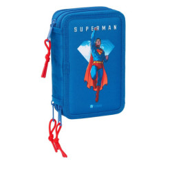 PLUMIER TRIPLE 37 PCS SUPERMAN SAFTA26 412504857 19,5X12,5 UNIDAD