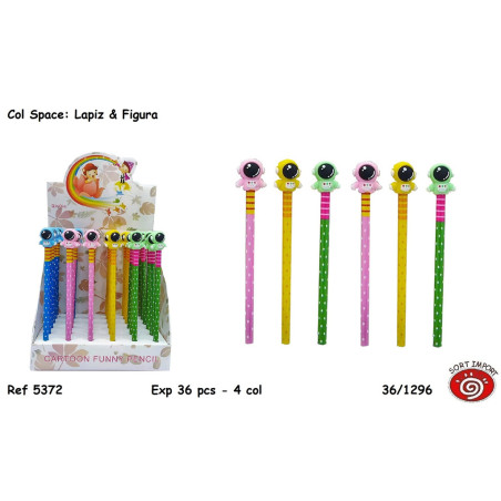 LAPIZ SORT DECORADO SERIE ASTRONAUTAS 5372 UNIDAD (EXP 36)