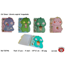 LIBRETA SORT TROQUELADA SERIE DINOSAURIOS 53746 (12)