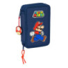 PLUMIER DOBLE PQÑO 29 PCS SUPER MARIO "TRICK" SAFTA25 ENERO 412508854