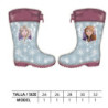 PACK 5 PARES DE BOTAS DE AGUA FROZEN "BELIEVE" SAFTA23 SEP WD12788