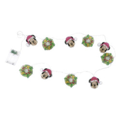 GUIRNALDA LUZ 10 LED FLASH MINNIE MOUSE "LUCKY" SAFTA23 SEP WD14014
