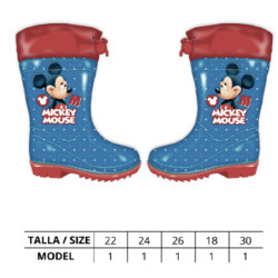 PACK 5 PARES DE BOTAS DE AGUA MICKEY MOUSE "ONLY ONE" SAFTA23 SEP WD14162