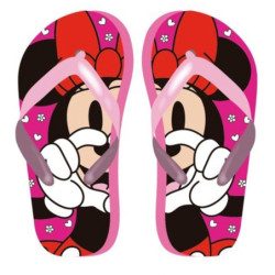 CHANCLAS DE VERANO SURT.2 DISEÑOS MINNIE MOUSE "ME TIME" WD15191 SAFTA23 VAC