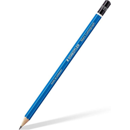 JUEGO LAPIZ STAEDTLER MARS LUMOGRAPH 6 LAPICES + BORRADOR 526 50 Y SACAPUNTAS 61 100 C6