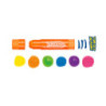 TEMPERA SOLIDA CARIOCA TEMPERELLO NEON 6 COLORES UNIDAD 42675