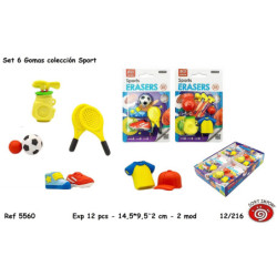 SET PAPELERIA SORT SERIE DEPORTES BLISTER SURTIDOS 2 MOD 5560 (24)