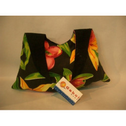 BOLSA PLAYA GABOL 06 IPANEMA PEQUEÑA NEGRA 34804 ^