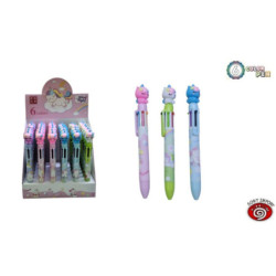 BOLIGRAFO MULTICOLOR 6 COLORES SORT SERIE UNICORNIO 5626 (36)