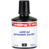 TINTA EDDING T-100 FRASCO 100 ML NEGRO