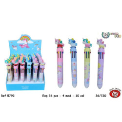 BOLIGRAFO SORT 10 COLORES 5792