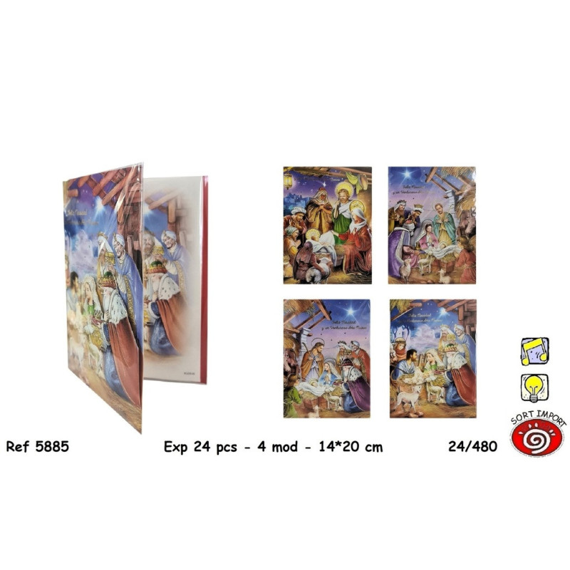 CRHISTMAS SORT NOEL BELEN MUSICA & LUZ  5885