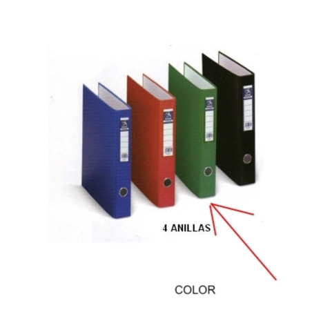 CARPETA 4A 25MM FL PLAST. NATURAL DOHE VERDE 9667 ^