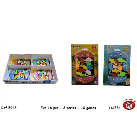 GOMAS BORRAR FIGURAS GAME BOY SORT 5948