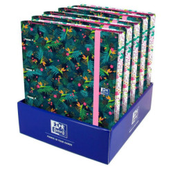 CARPEBLOC RINGBOOK A4 4A ENRI OXFORD SCHOOL EUROPEAN BLOSSOM C/RECAMBIO 100H 5COL 400146747