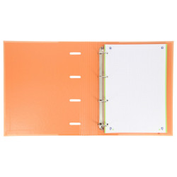 CARPEBLOC RINGBOOK A4 4A ENRI OXFORD SCHOOL CLASSIC MELOCOTON C/RECAMBIO 100H 5 COL 400132986
