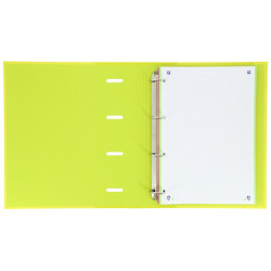 CARPEBLOC RINGBOOK A4 4A ENRI OXFORD SCHOOL TOUCH VERDE LIMA C/RECAMBIO 100H 5 COL 400136662