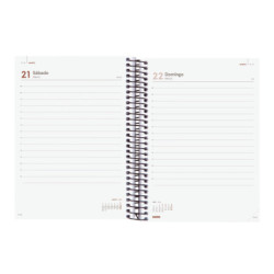 AGENDA OPAQUE E10 1DP 2026 BURDEOS+ FINOCAM26 742917426 175 X 29 X 212 MM