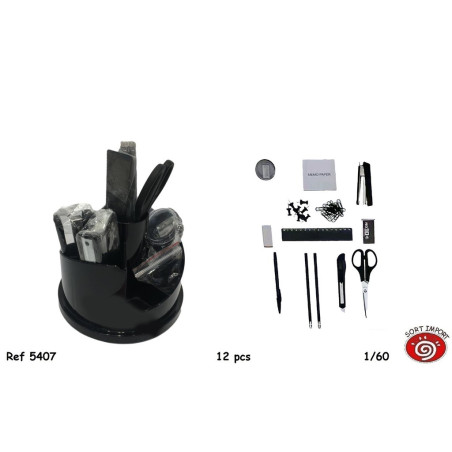 ORGANIZADOR NEGRO GIRATORIO OFICINA SORT 5407