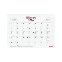 CALENDARIO BLOC IMAN CHIC ESC.S2026BLANCO+ FINOCAM26 787047326 210 X 6 X 150 MM