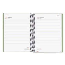AGENDA MY E10 1DP 2026 VERDE+ FINOCAM26 743522026 185 X 20 X 212 MM