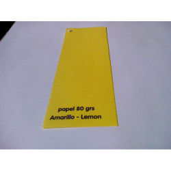 PAQUETE REPRO A-4 80G FABRISA AMARILLO LIMON (LEMON) 100H