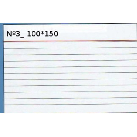 FICHAS LOAN Nº3 100*150 RAYADAS