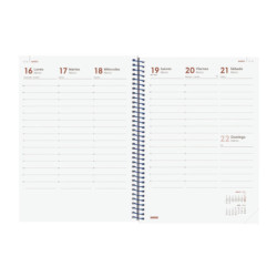 AGENDA YEAR E10 SVV 2026 AZUL+ FINOCAM26 742031026 162 X 14 X 212 MM