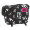 MOCHILA CEG14 1D ONE DIRECTION BANDOLERA 38CM NEGRA 4A7001402FC4 ^