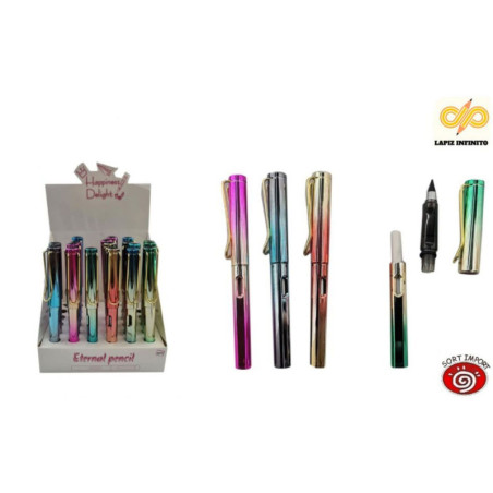 LAPIZ INFINITO SORT GRAFITO TORNASOLADO C/GOMA REF 6164 (36)