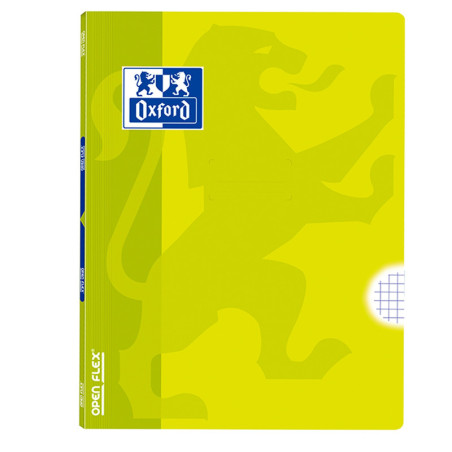LIBRETA A4+ 48HJ CUADRO 4MM T/PLASTICO OPENXFLEX LIMA OXFORD