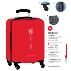 TROLLEY CABINA 20" 1 RUEDA SEVILLA FC CORPORATIVA 612056851 55*34,5 SAFTA23 VAC