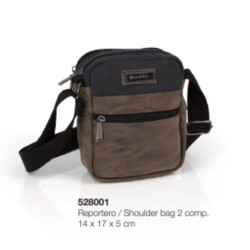 BOLSO GABOL18 ACCESORIES SIDE MAN BANDOLERA 14*17CM NEGRO 528001