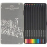 LAPIZ FABER-CASTEL BLACK EDITION 12 COLORES ESTUCHE METAL 116413