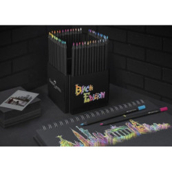 LAPIZ FABER-CASTEL BLACK EDITION 50 COLORES ESTUCHE CARTON 116450