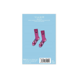 EXPOSITOR 12 PARES CALCETINES CARITAS CON MENSAJE POESSA 331901