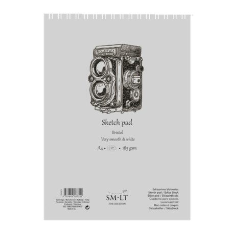 BLOC DIBUJO ESBOZO BLANCO BRISTOL A-5 30H 185G 5EB-30TS PRECISION