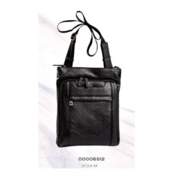 BOLSO MATTIES JUVENIL REPORTERO POLIPIEL NEGRO 33CM 6512 ^
