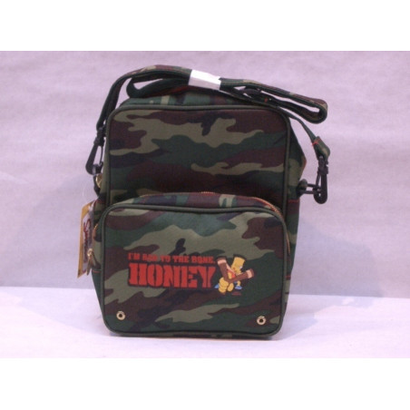 MOCHILA CYP BANDOLERA SIMPSONS CAMUFLAJE BS-881-SP ^
