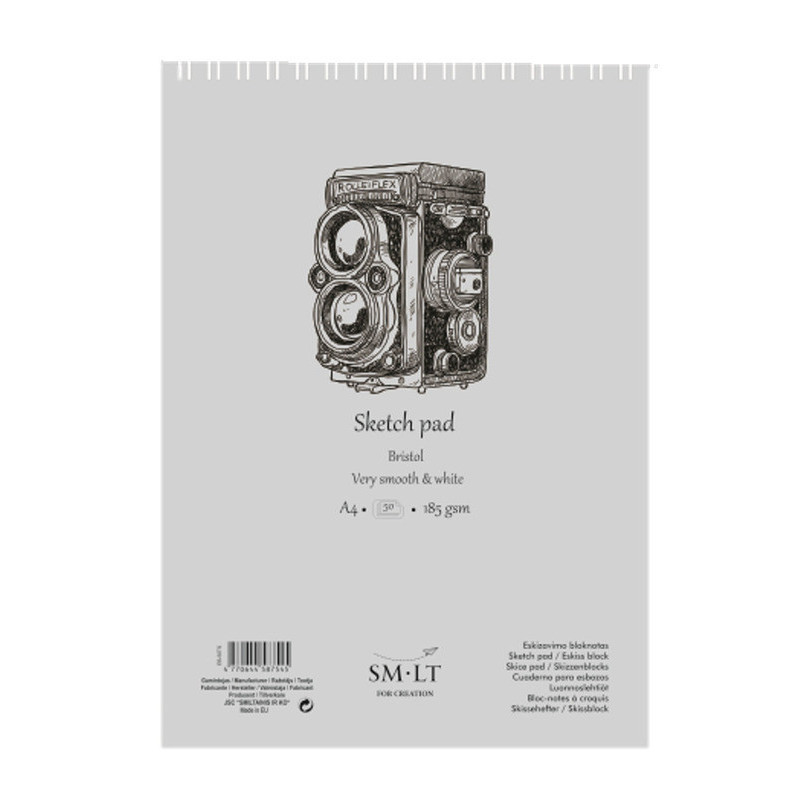 BLOC DIBUJO ESBOZO BLANCO BRISTOL A-5 30H 185G 5EB-30TS PRECISION
