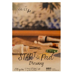 BLOC DIBUJO ENCOLADO TECNICAS SECAS STAR PAD DRAWING A-5 20H 170G 5PS-20(170) PRECISION
