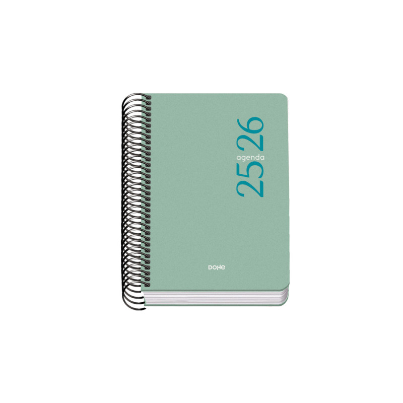 AGENDA ESCOLAR DOHE25 25/26 BASIC ESENCIAL PP A-6 DP VERDE 52078